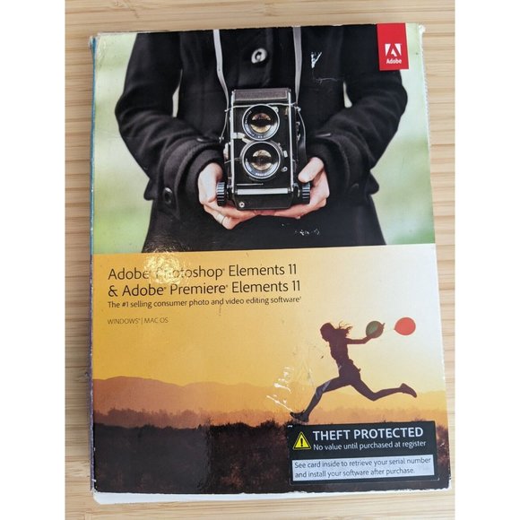 Photoshop Elements 11 & Premiere Mac Windows with Srl # Preowned DVD Software